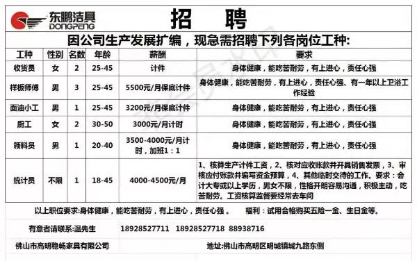 泊头最新招工信息汇总，岗位列表与求职指南