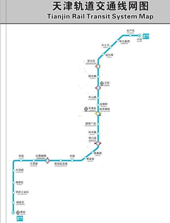 天津地铁线路图最新概览，全面解析地铁网络布局