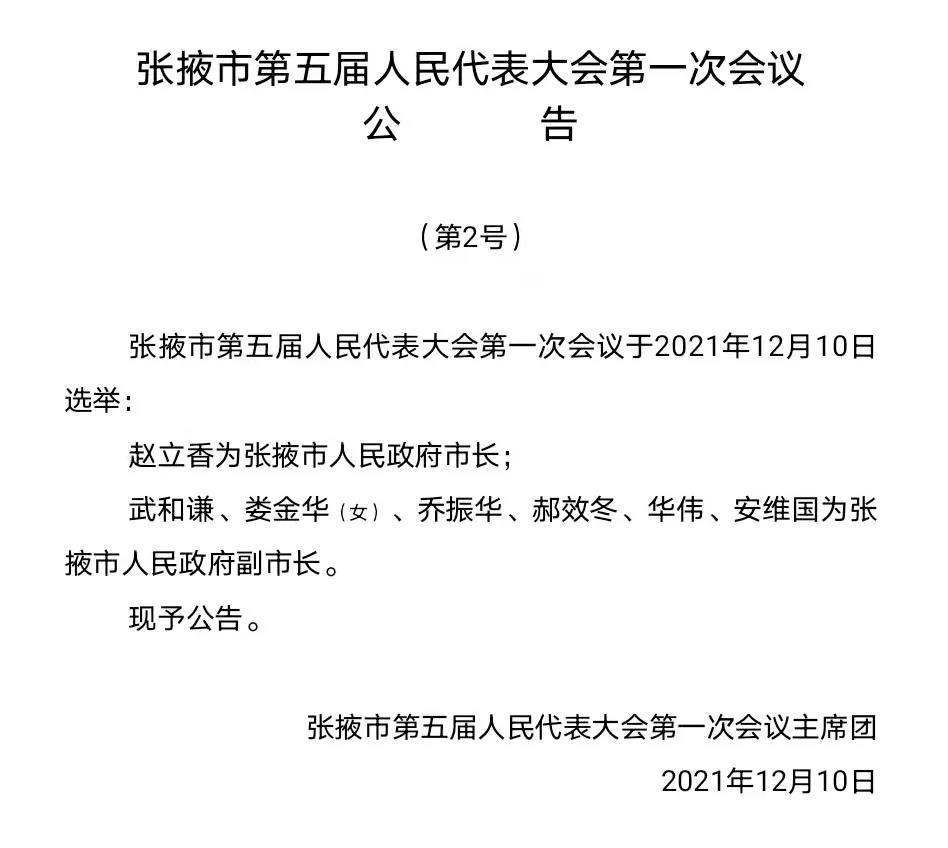 张掖市发展和改革委员会人事任命揭晓，开启发展新篇章